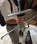 一級建築士も重さ確認