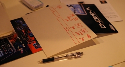 シナリオを準備なさい